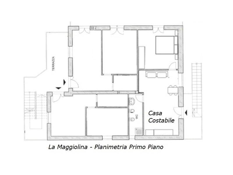 Casa Costabile - Planimetria
