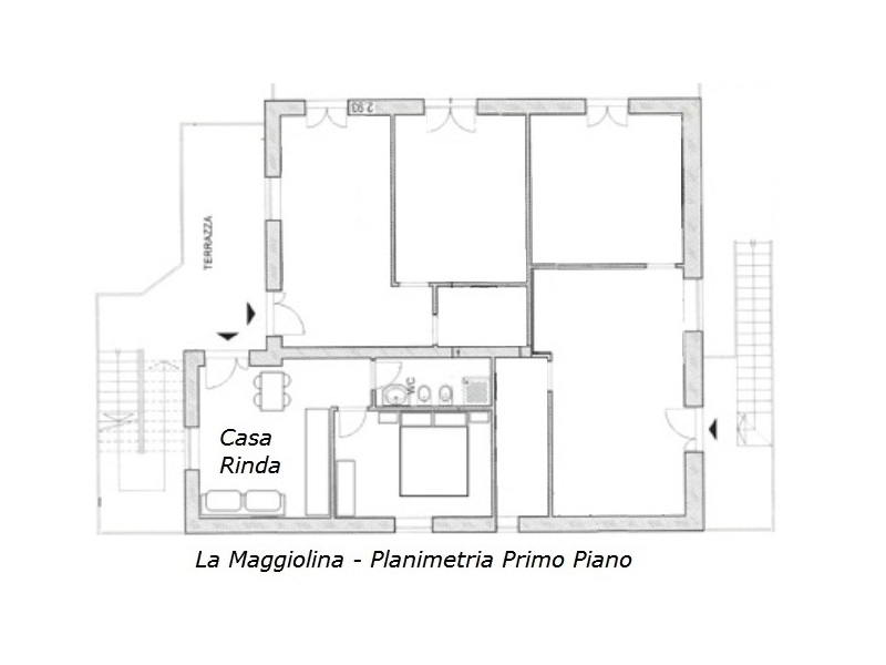 Casa Rinda - Planimetria